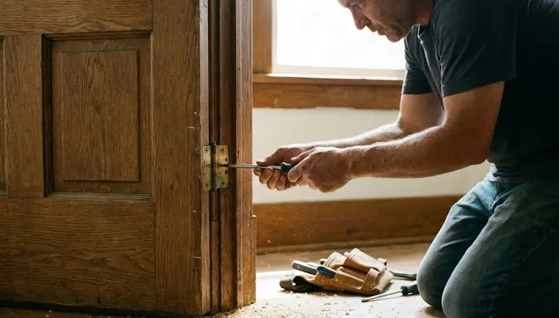 Carpintería de Supervivencia: Arregla Puertas que Rozan y Cajones Atascados en Minutos